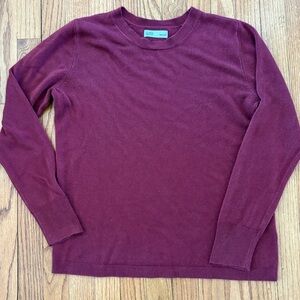Men's Maroon Crewneck Sweater Very Soft